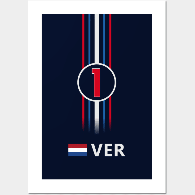 F1 2022 - #1 Verstappen [classic] Wall Art by sednoid